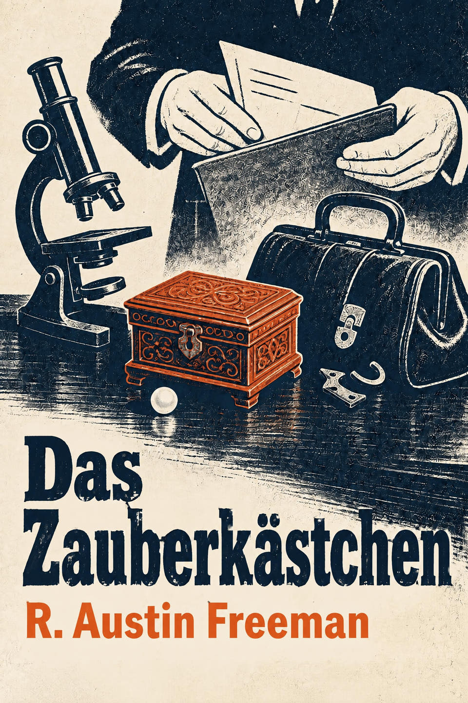 Das Zauberkästchen by R. Austin Freeman, the cover