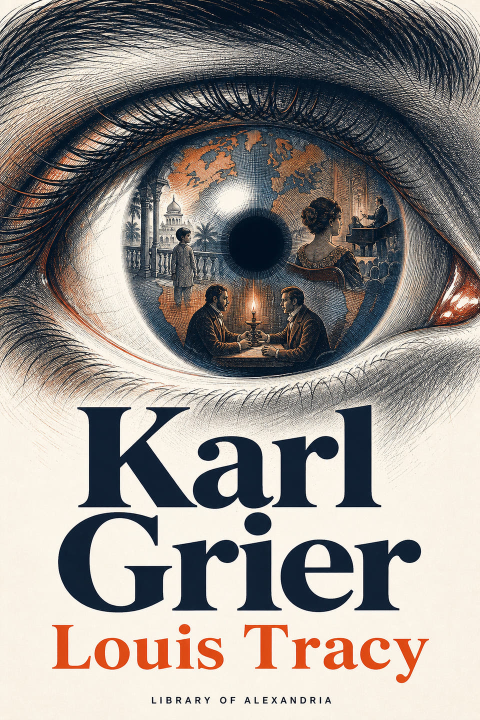 Karl Grier by Louis Tracy, the cover