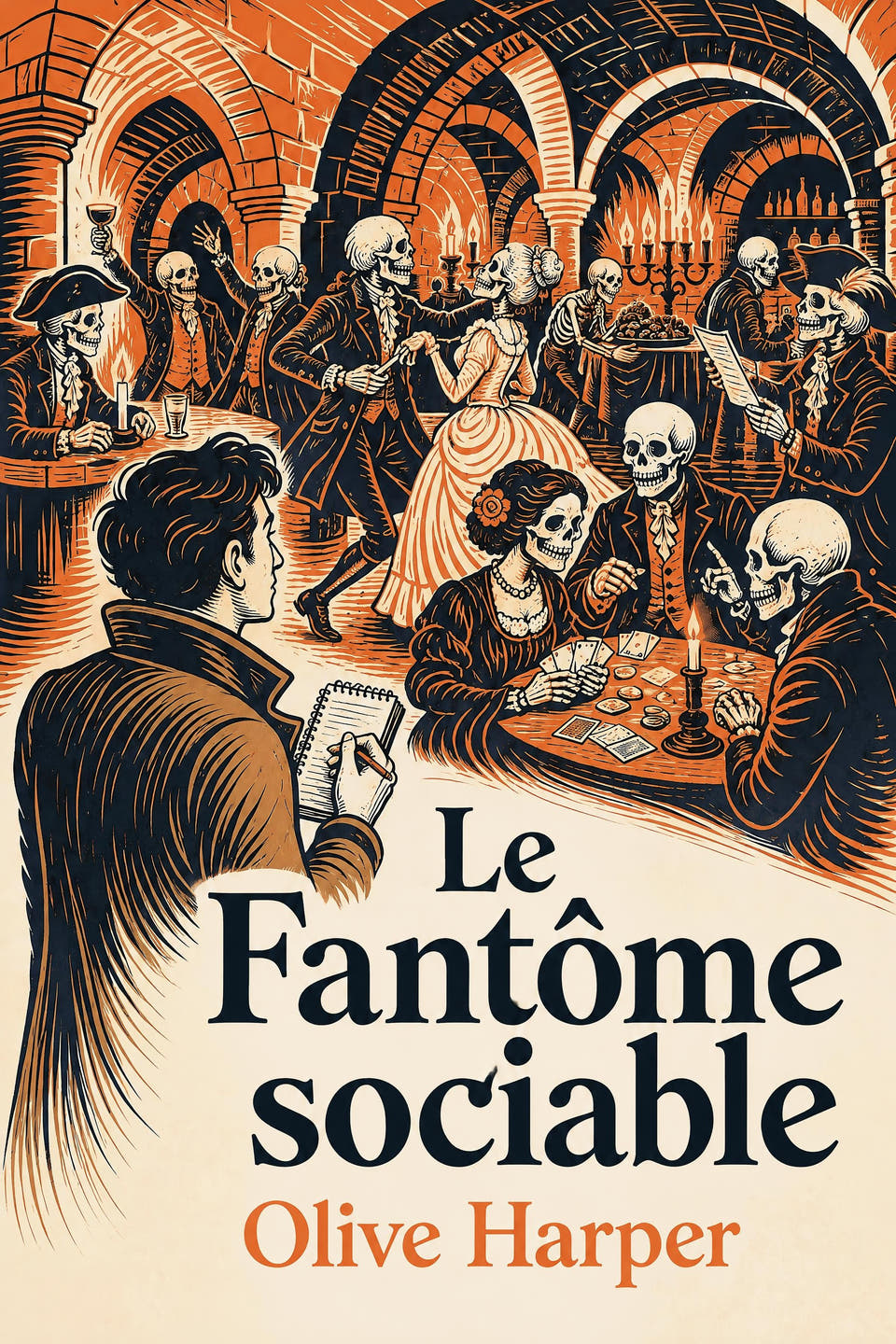 Le Fantôme sociable by Olive Harper, the cover