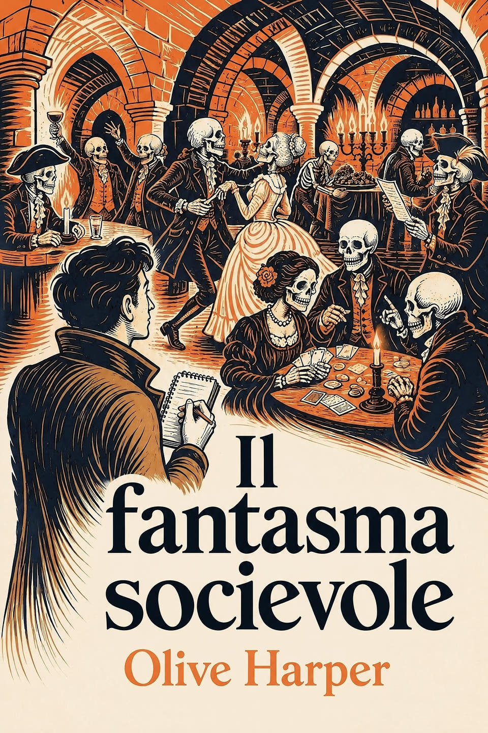 Il fantasma socievole by Olive Harper, the cover