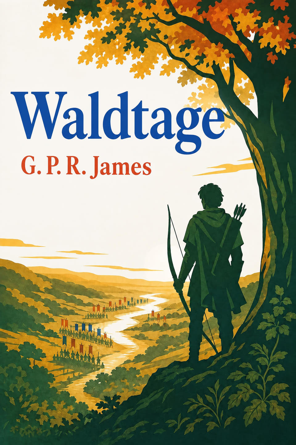 Waldtage by G. P. R. James, the cover