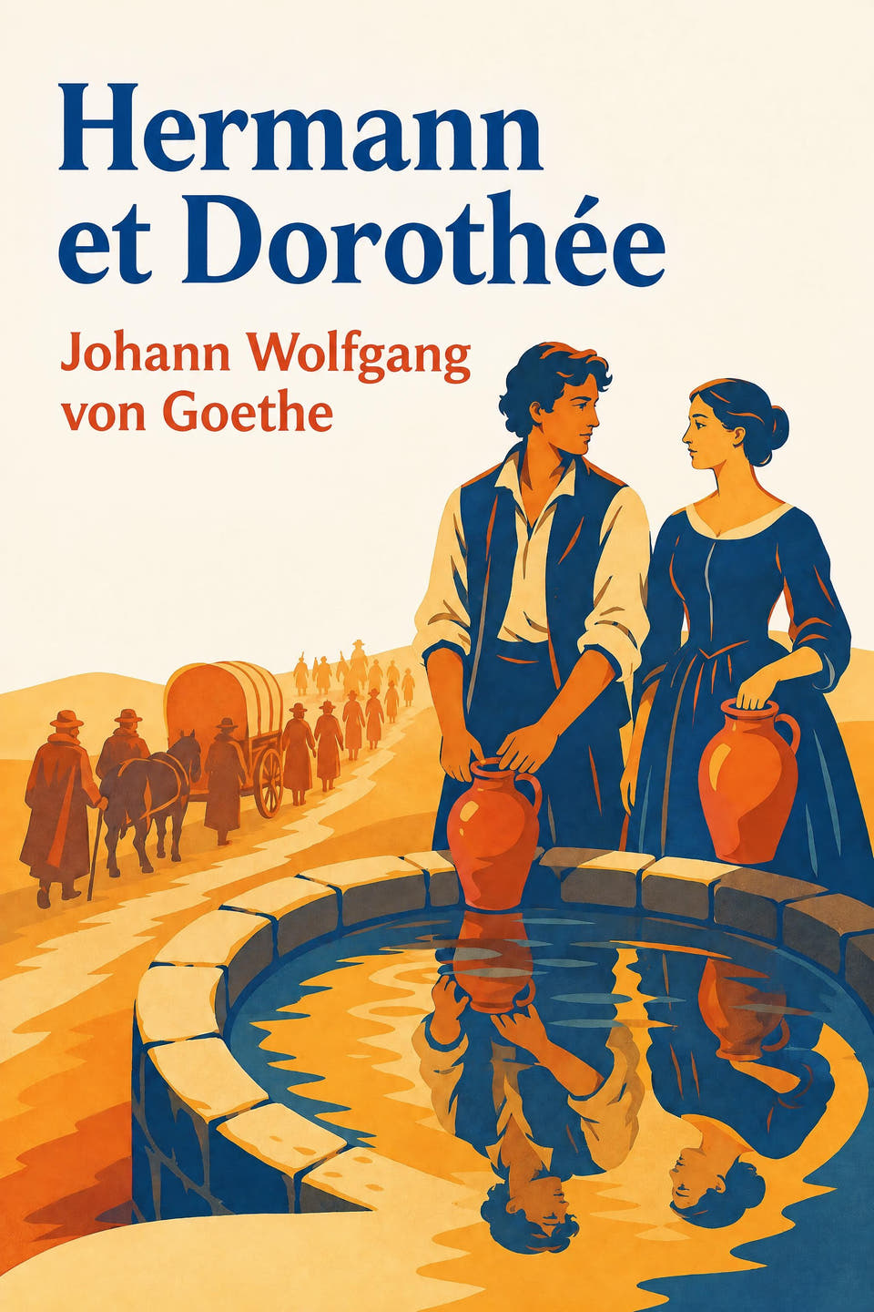 Hermann et Dorothée by Johann Wolfgang von Goethe, the cover