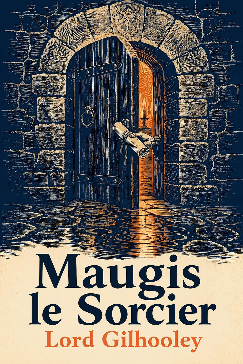 Maugis le Sorcier by Lord Gilhooley, the cover