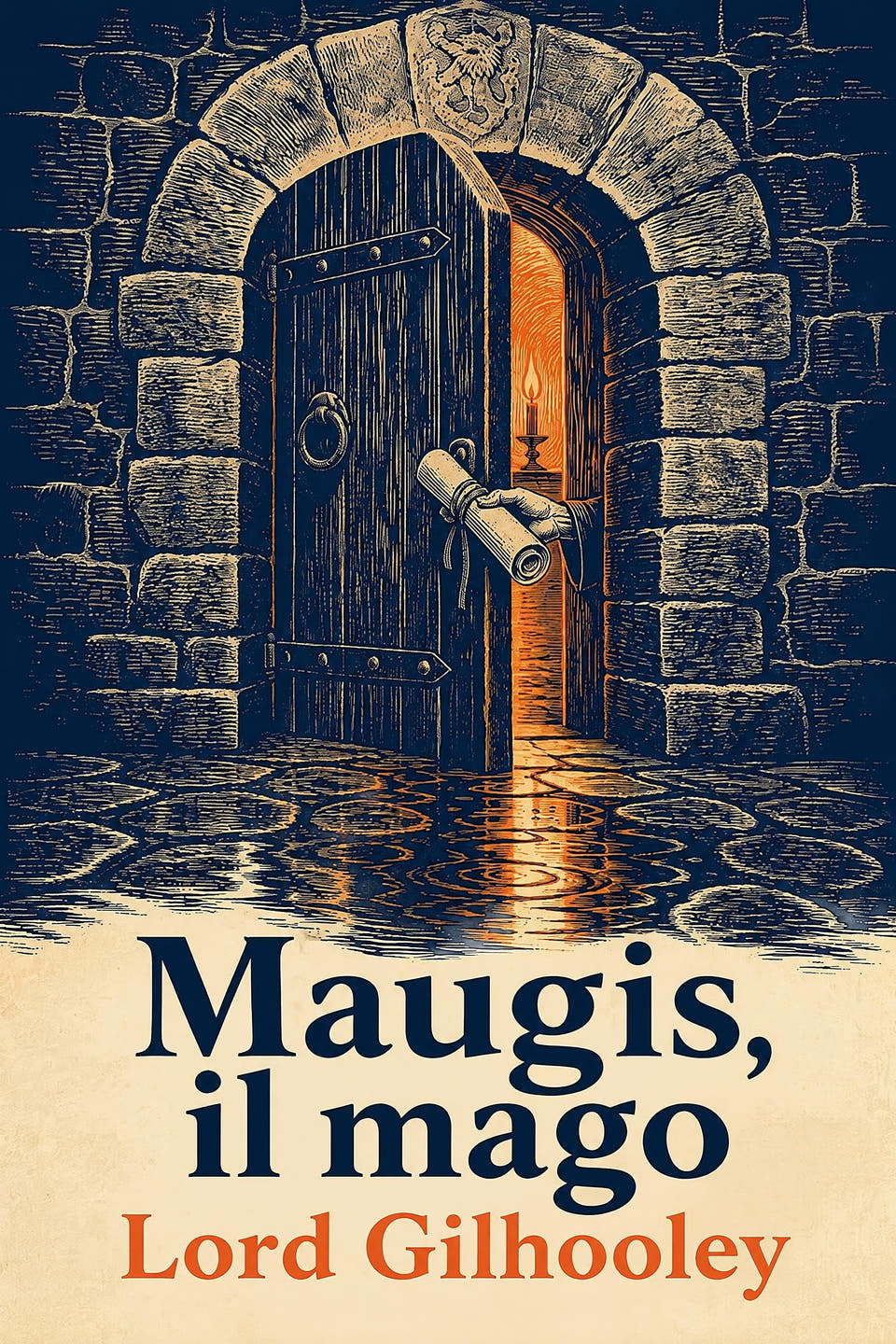 Maugis, il mago by Lord Gilhooley, the cover