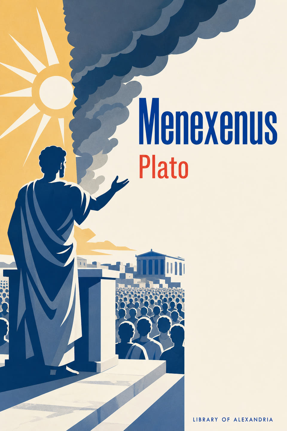 Menexenus by Plato, the cover