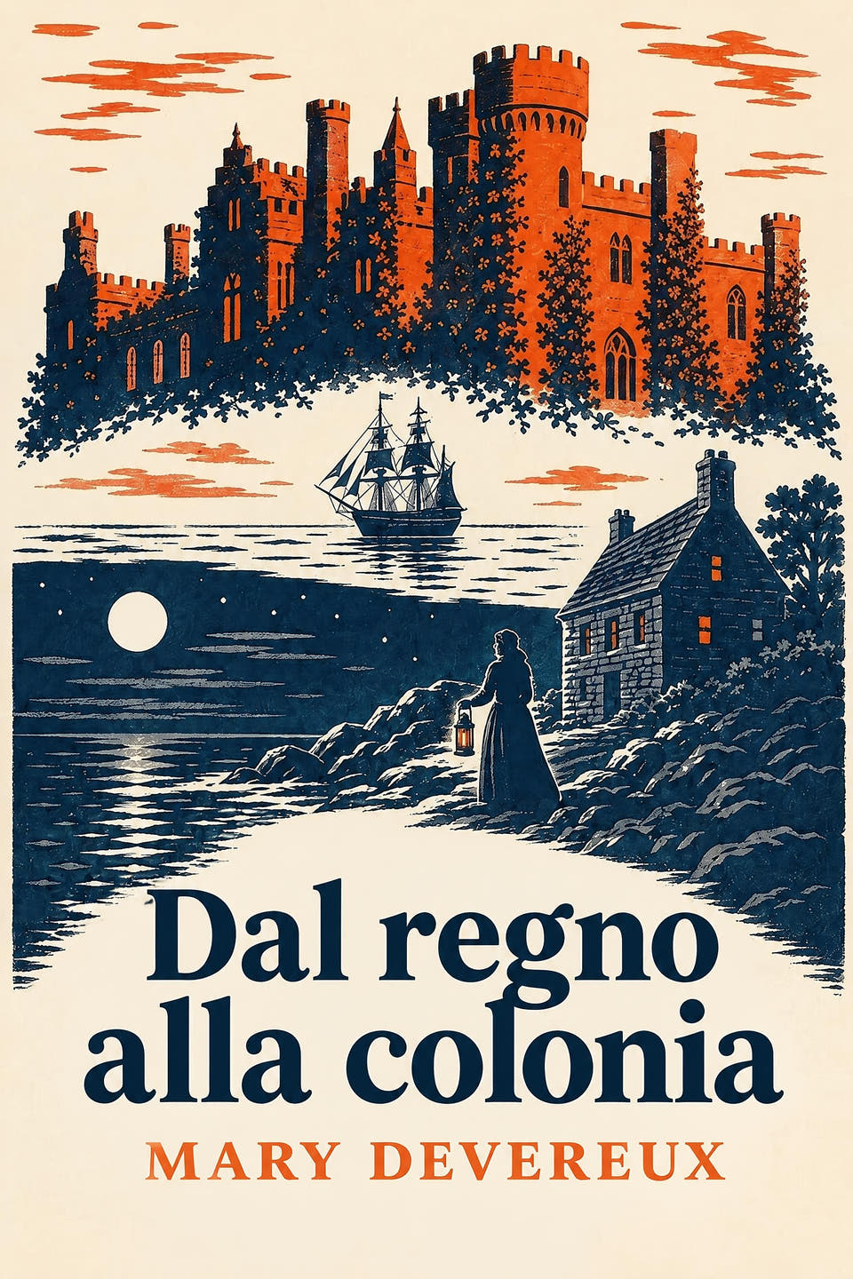 Dal regno alla colonia by Mary Devereux, the cover