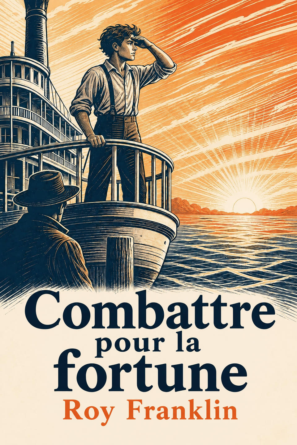 Combattre pour la fortune by Roy Franklin, the cover