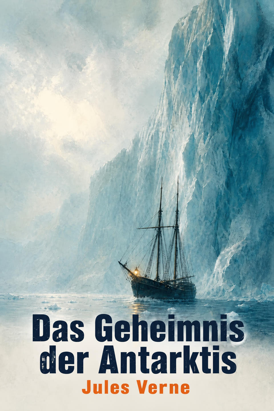 Das Geheimnis der Antarktis by Jules Verne, the cover