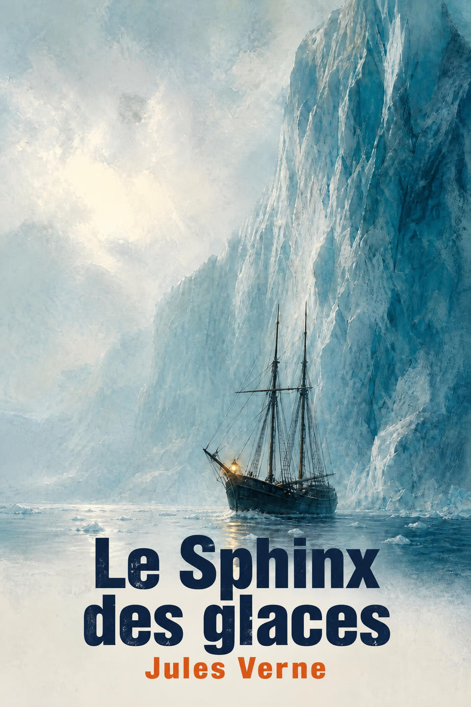 Le Sphinx des glaces by Jules Verne, the cover