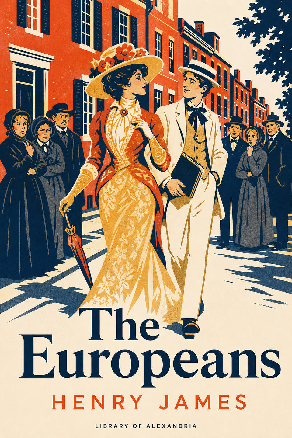 The Europeans by Henry James, the cover