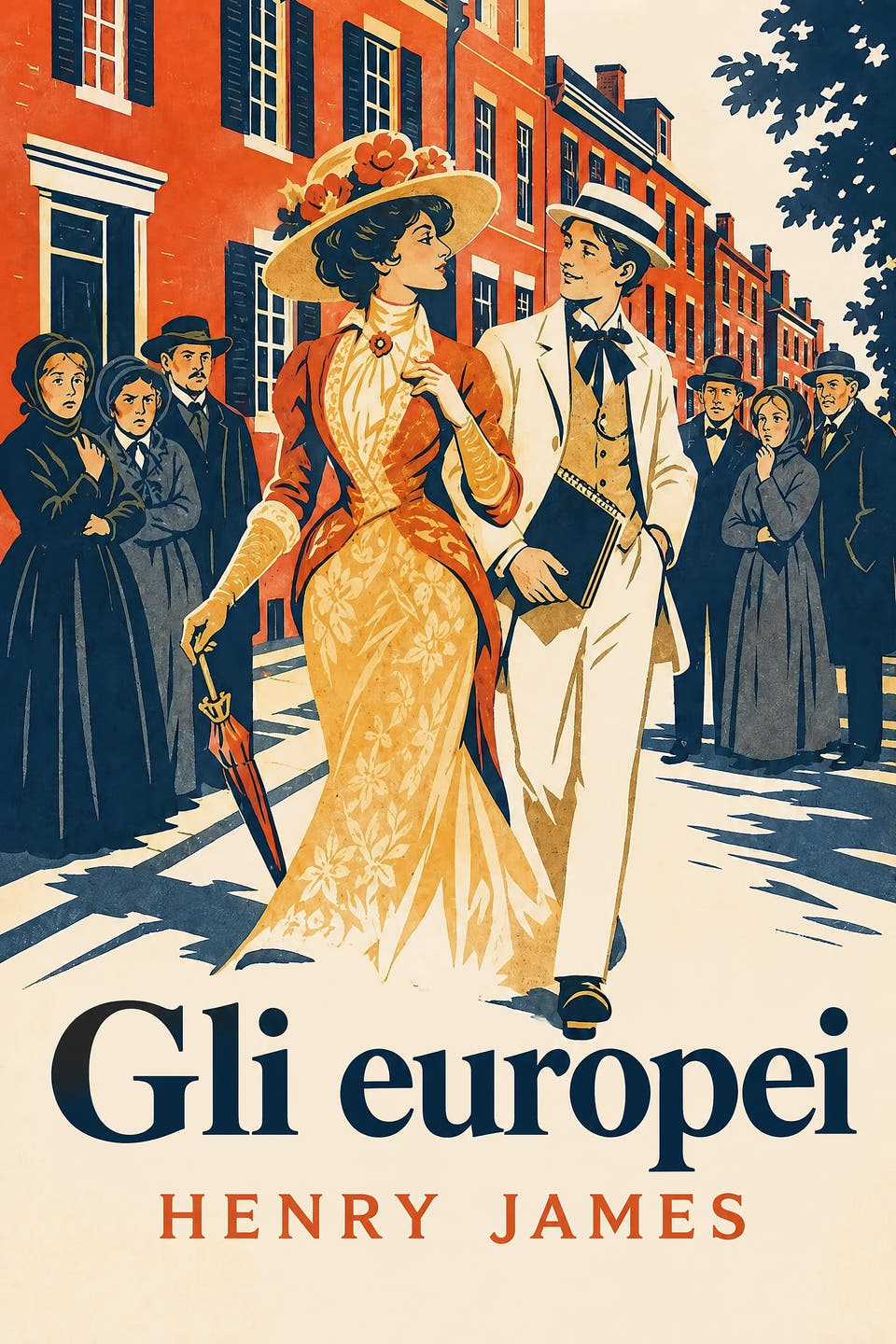 Gli europei by Henry James, the cover