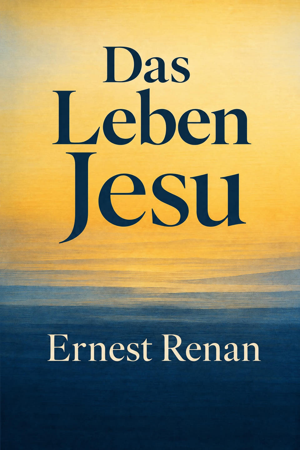 Das Leben Jesu by Ernest Renan, the cover