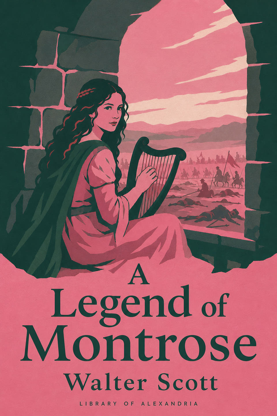 A Legend of Montrose by Walter Scott, the cover