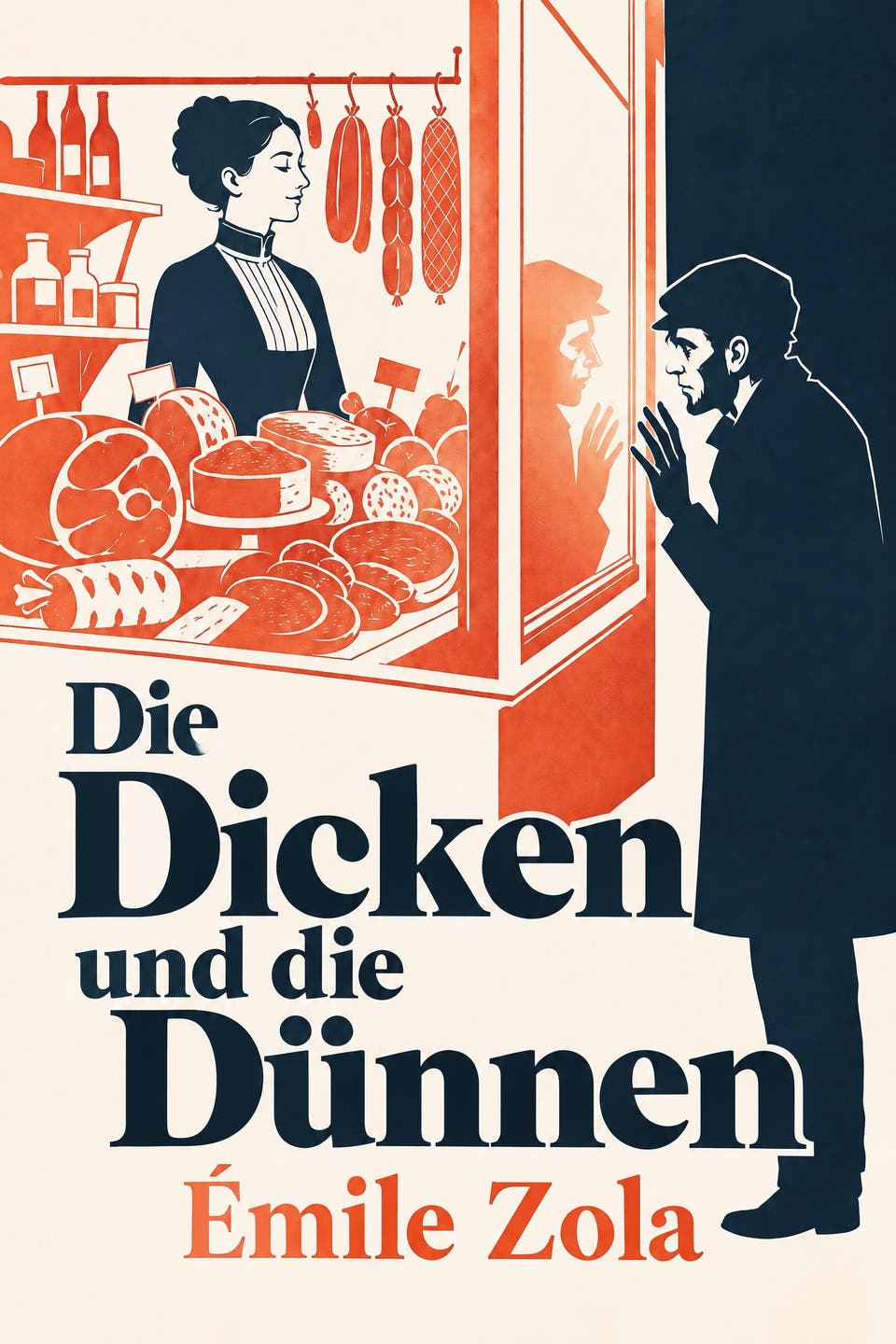Die Dicken und die Dünnen by Émile Zola, the cover