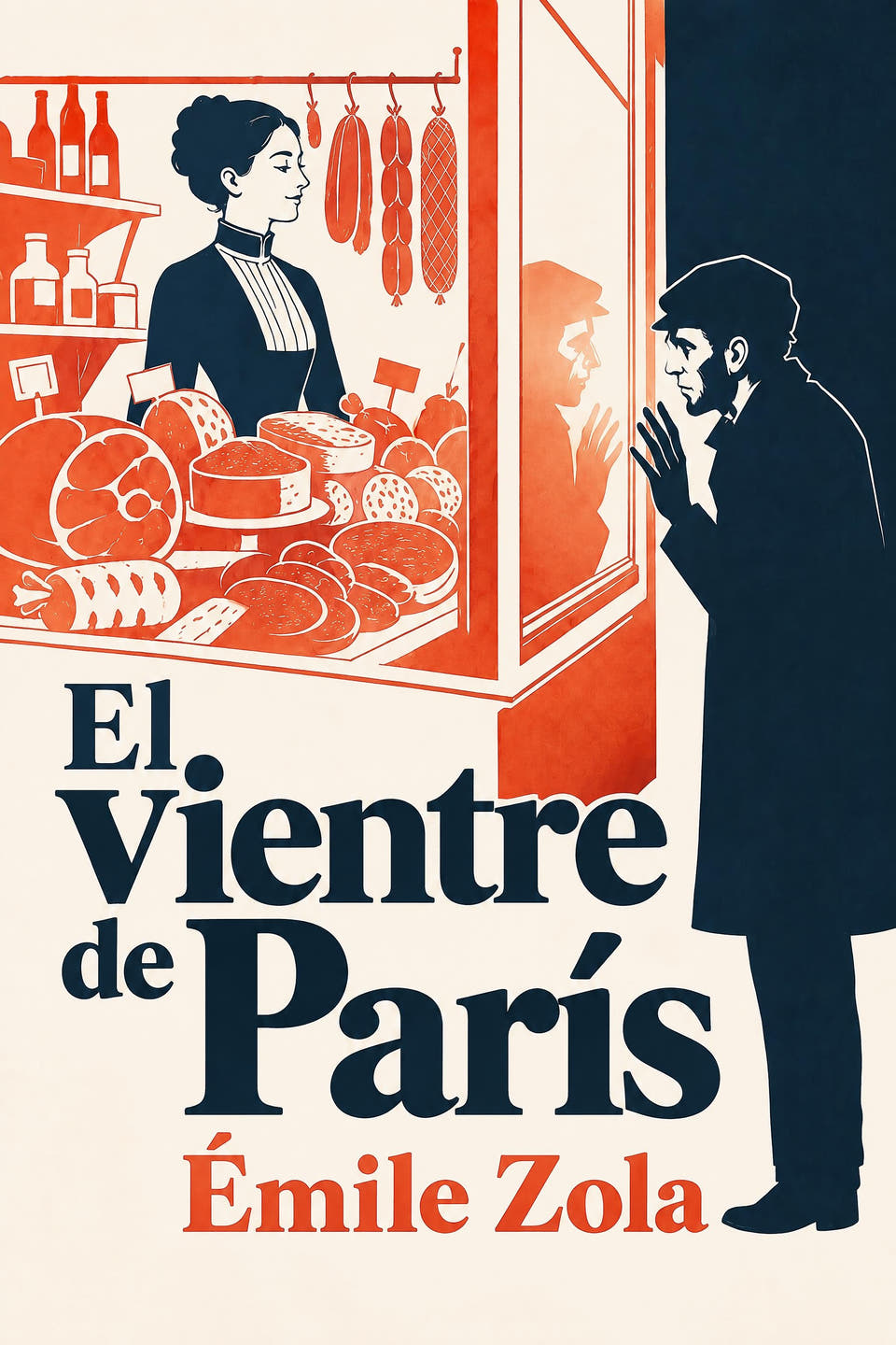 El vientre de París by Émile Zola, the cover