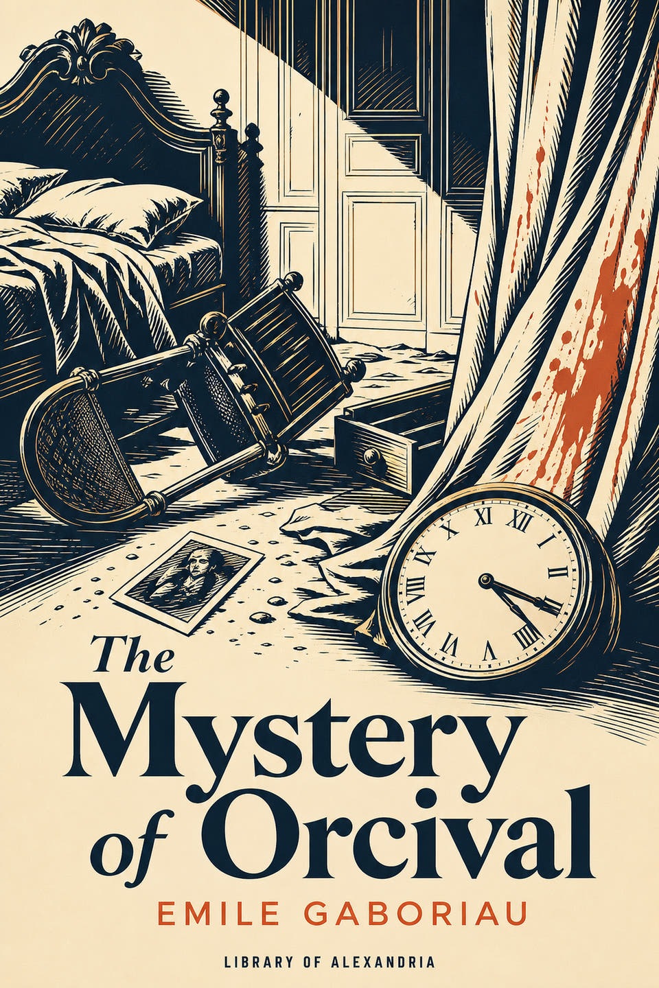 El misterio de Orcival by Émile Gaboriau, the cover