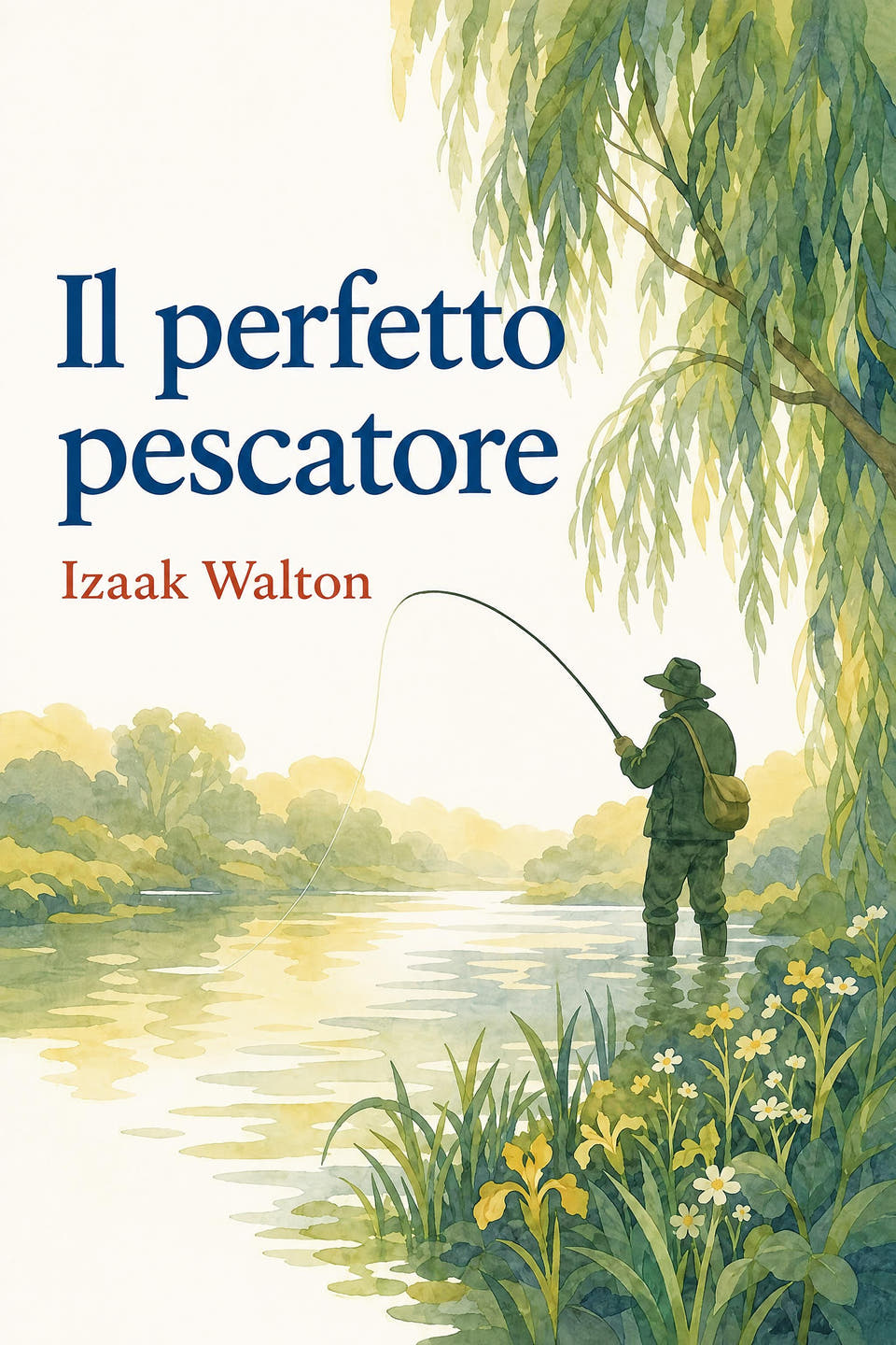 Il perfetto pescatore by Izaak Walton, the cover