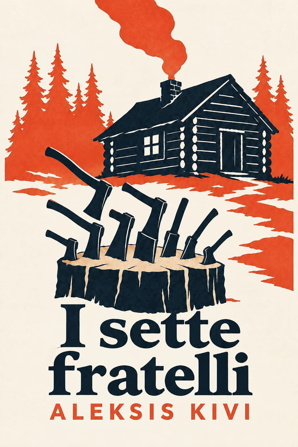 I sette fratelli by Aleksis Kivi, the cover