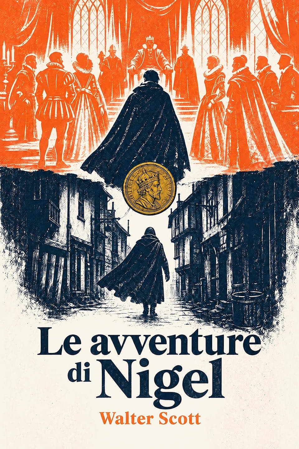 Le avventure di Nigel by Walter Scott, the cover