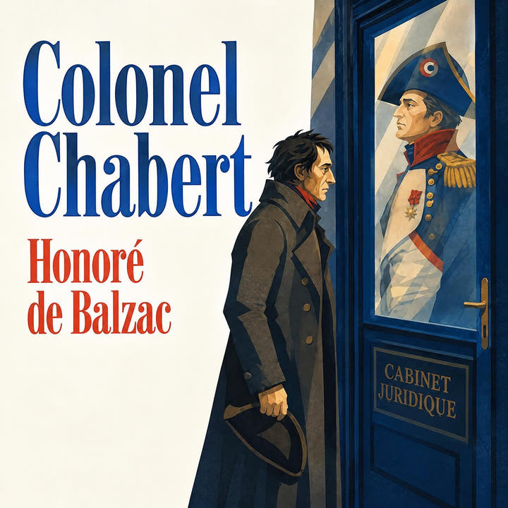 Le Colonel Chabert, the audiobook cover