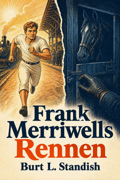 Frank Merriwells Rennen, the cover of this edition
