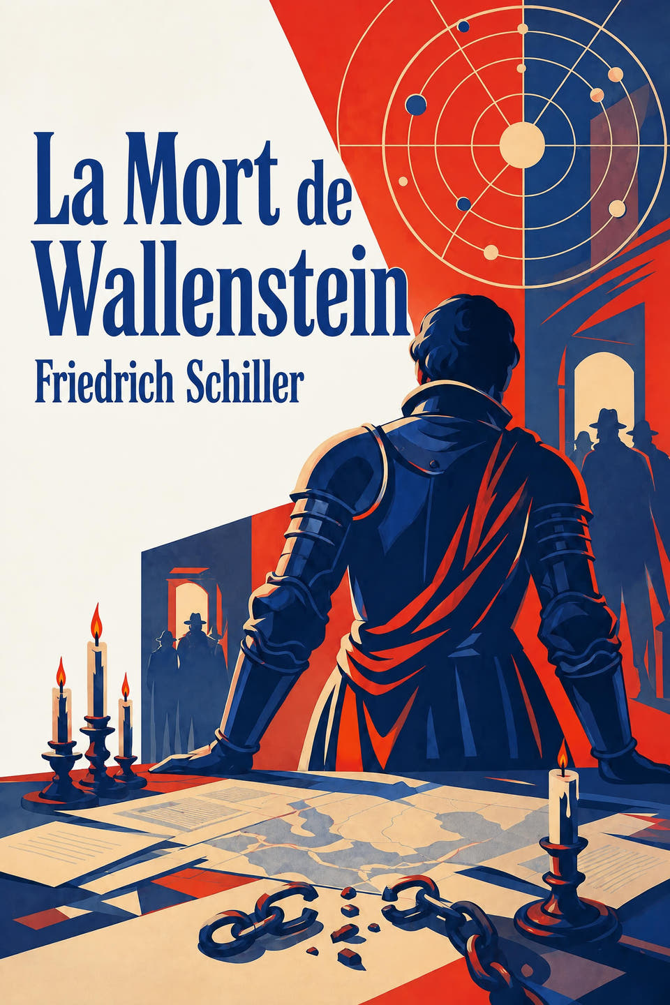 La Mort de Wallenstein by Friedrich Schiller, the cover
