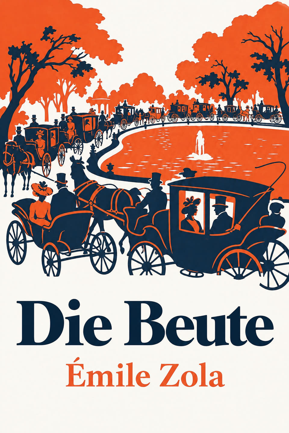 Die Beute by Émile Zola, the cover