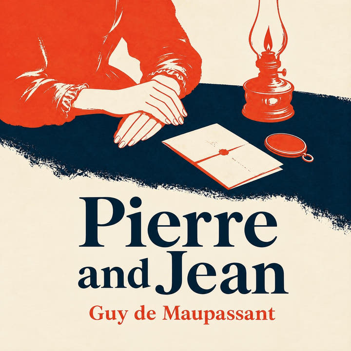 Pierre and Jean, the audiobook cover
