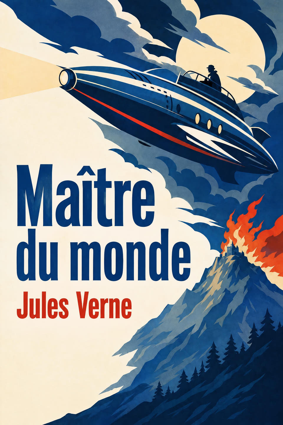 Maître du monde by Jules Verne, the cover