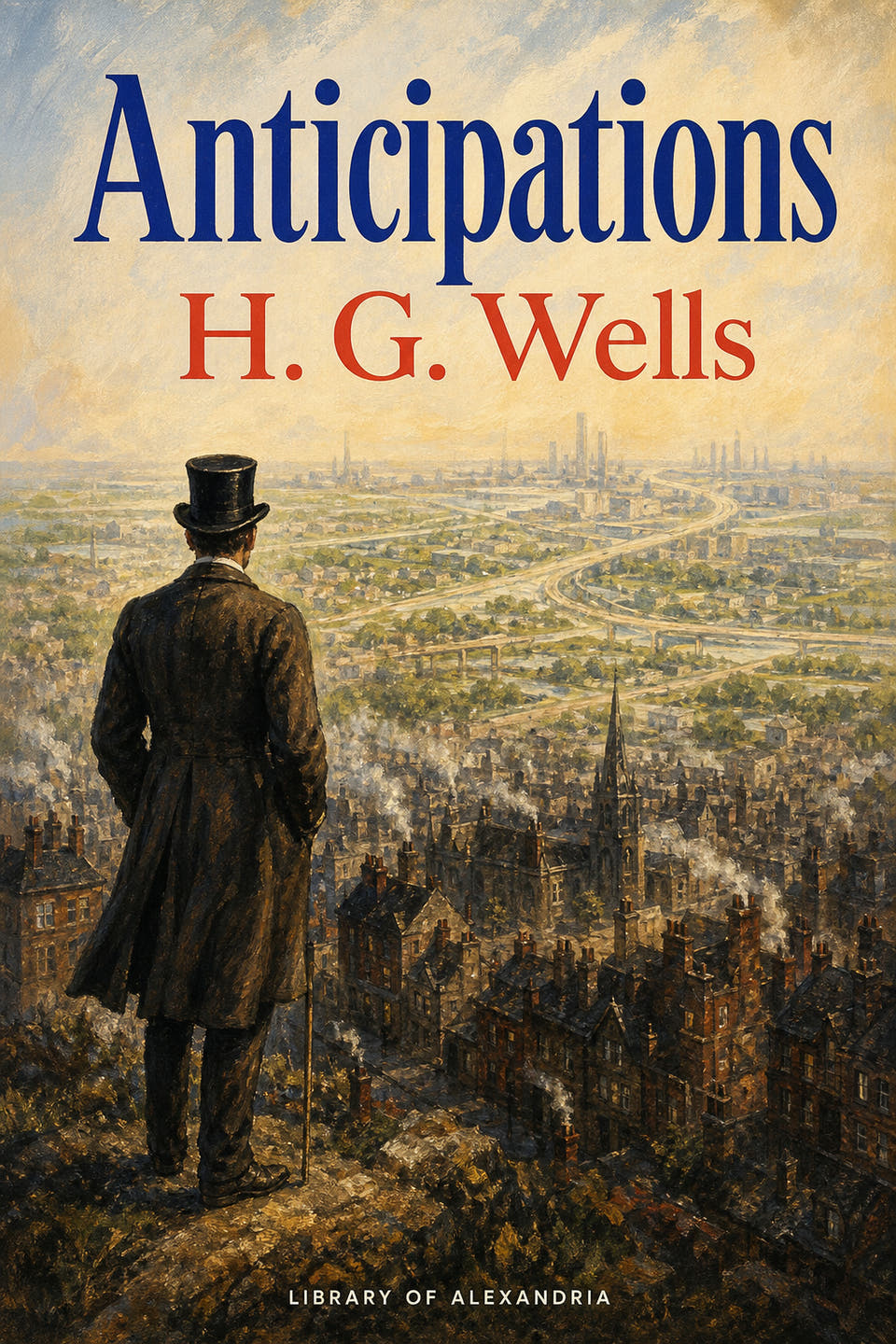 Anticipations by H. G. Wells, the cover