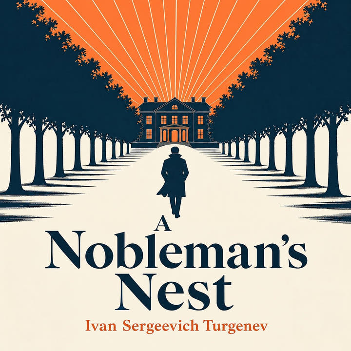 A Nobleman's Nest, the audiobook cover