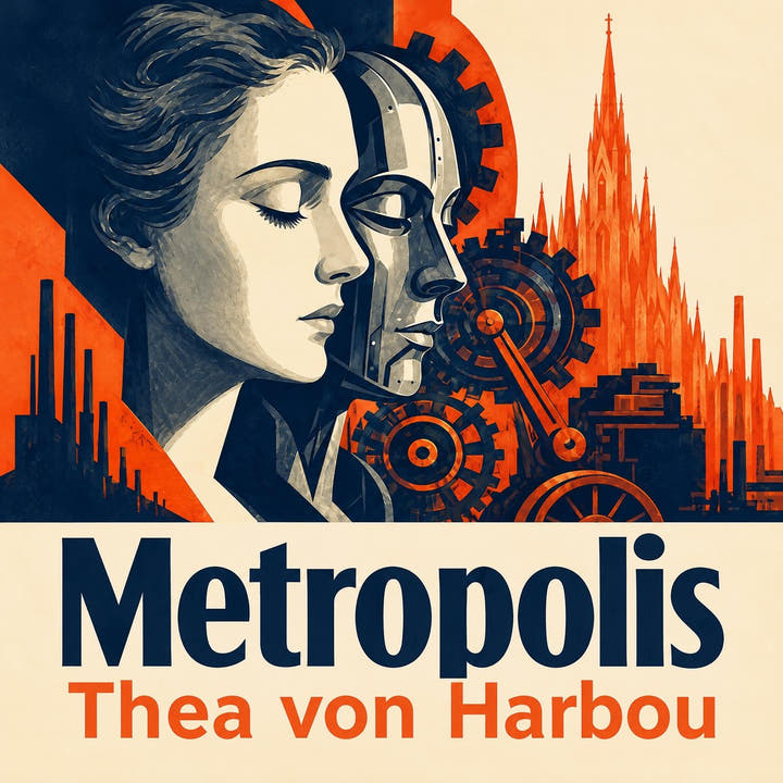 Metrópolis, the audiobook cover
