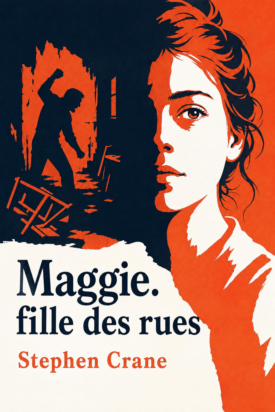 Maggie, fille des rues by Stephen Crane, the cover