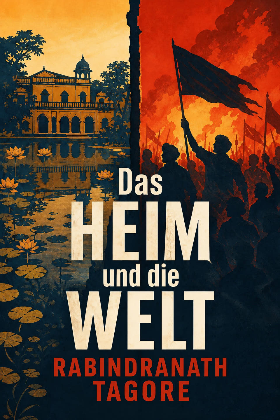 Das Heim und die Welt by Rabindranath Tagore, the cover