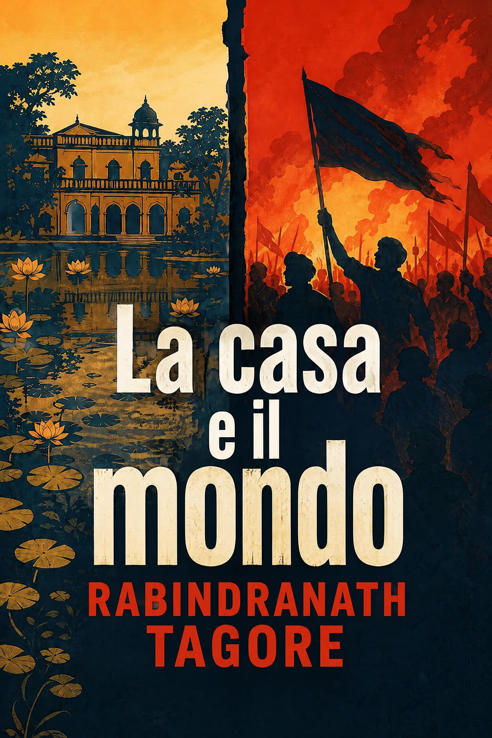 La casa e il mondo by Rabindranath Tagore, the cover