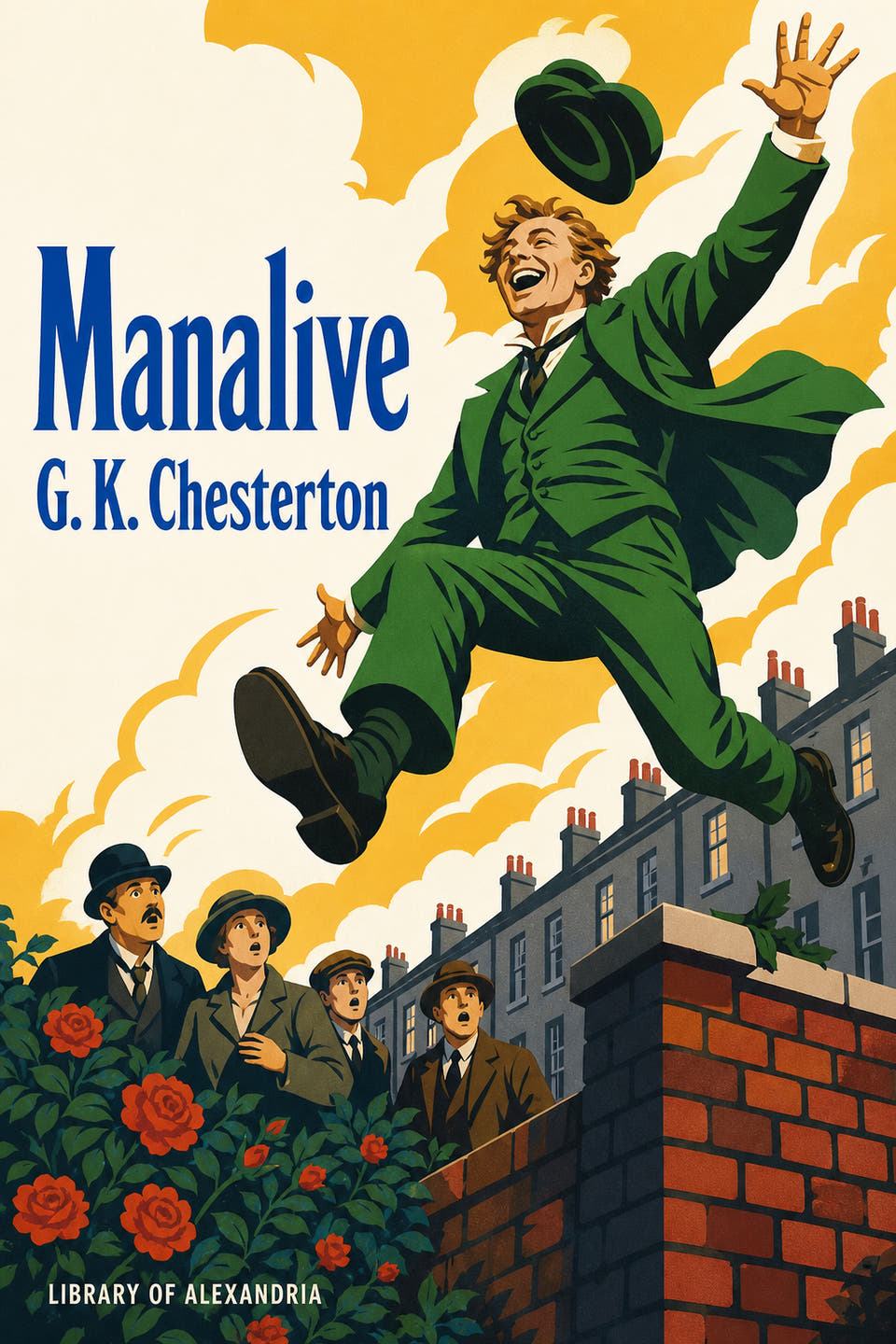 Manalive by G. K. Chesterton, the cover