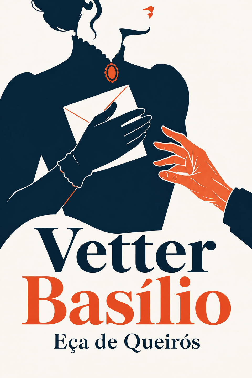 Vetter Basílio by Eça de Queirós, the cover