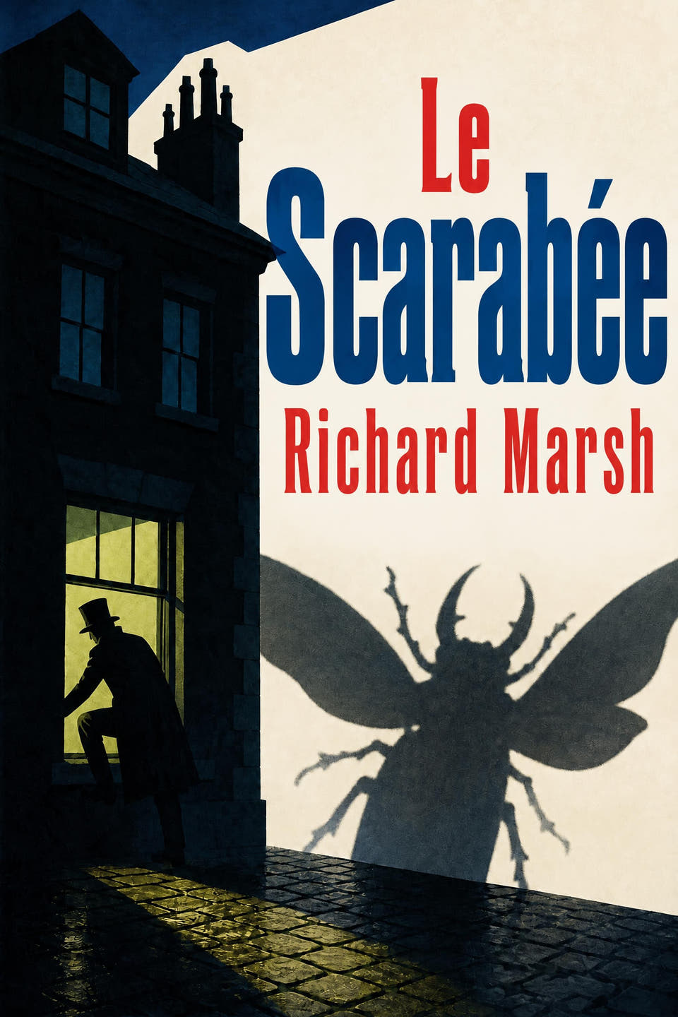 Le Scarabée by Richard Marsh, the cover