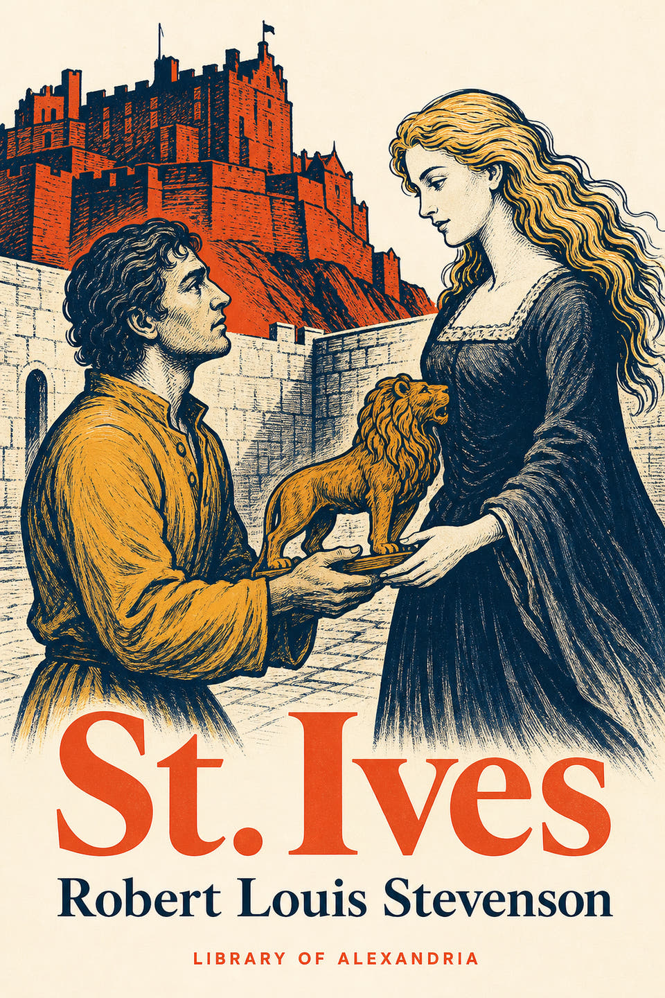 St. Ives by Robert Louis Stevenson, the cover