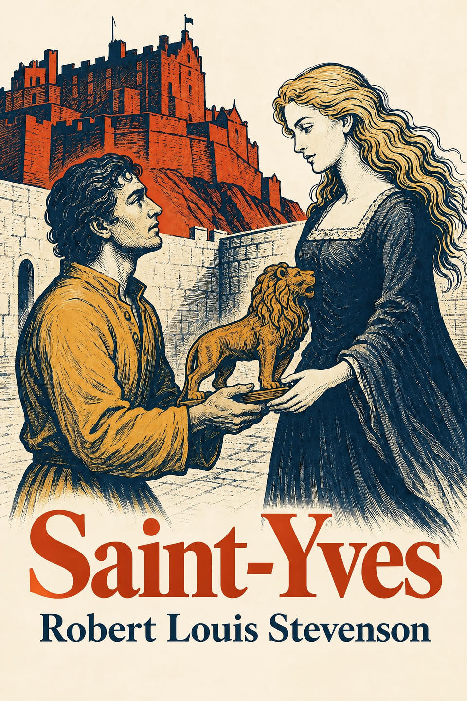 Saint-Yves by Robert Louis Stevenson, the cover