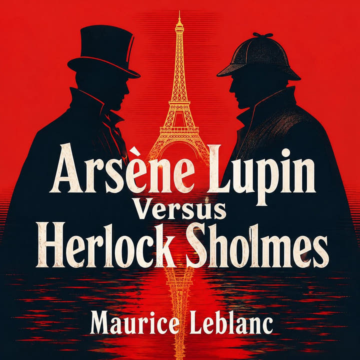 Arsène Lupin contra Herlock Sholmes, the audiobook cover