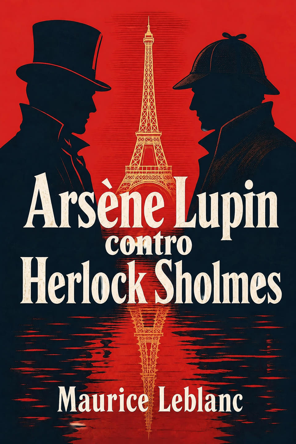 Arsène Lupin contro Herlock Sholmes by Maurice Leblanc, the cover