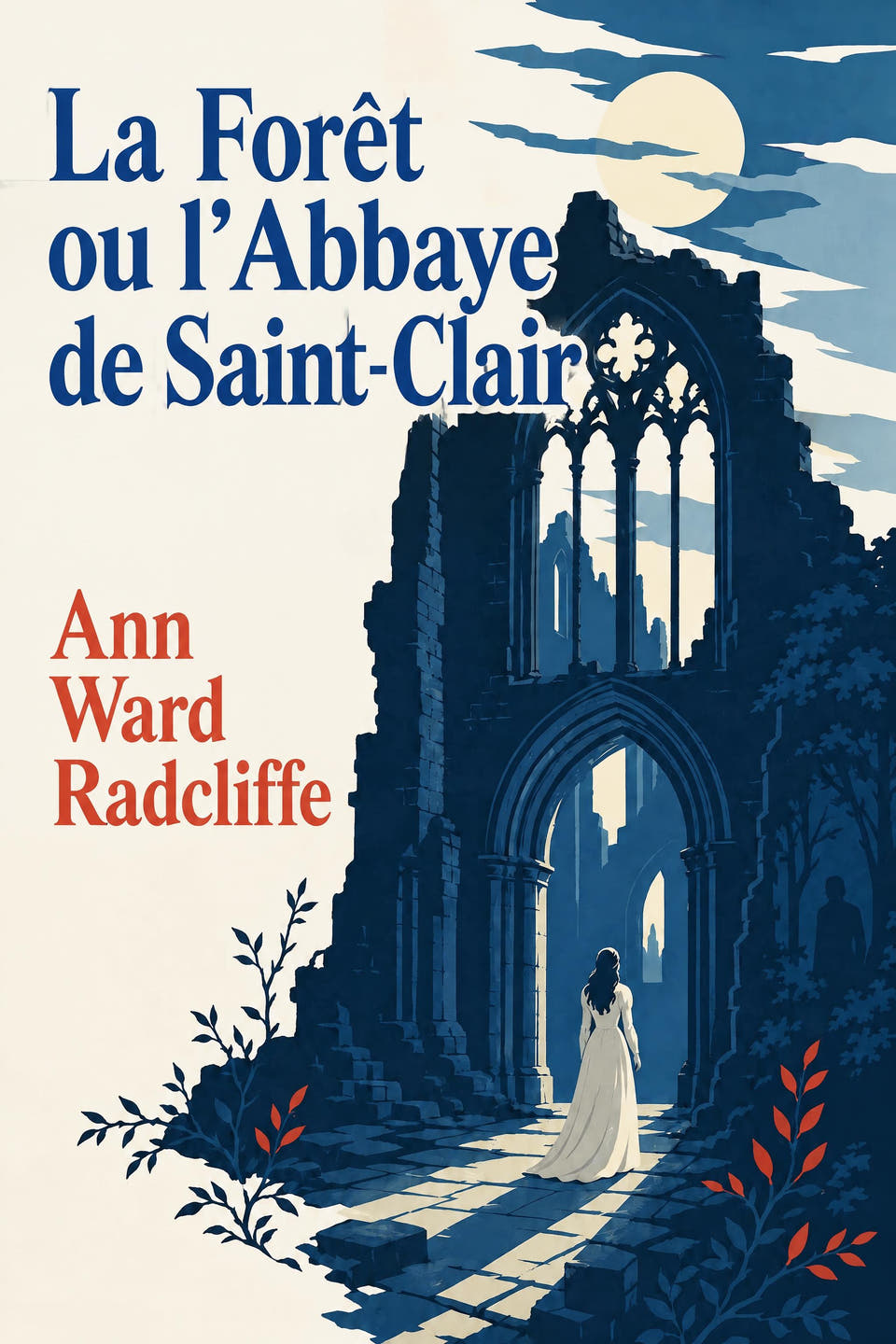La Forêt ou l’Abbaye de Saint-Clair by Ann Ward Radcliffe, the cover