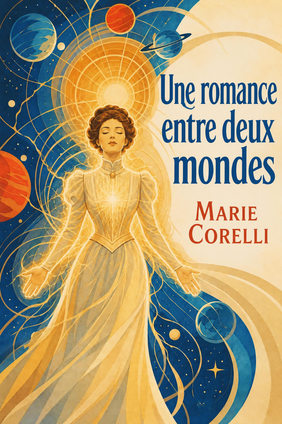 Une romance entre deux mondes by Marie Corelli, the cover