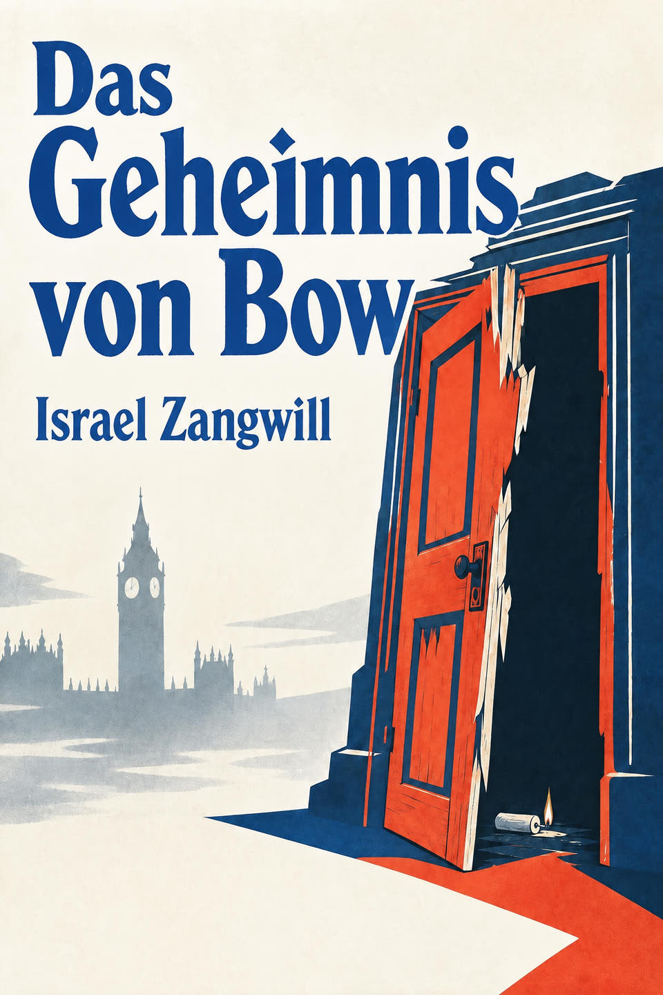 Das Geheimnis von Bow by Israel Zangwill, the cover