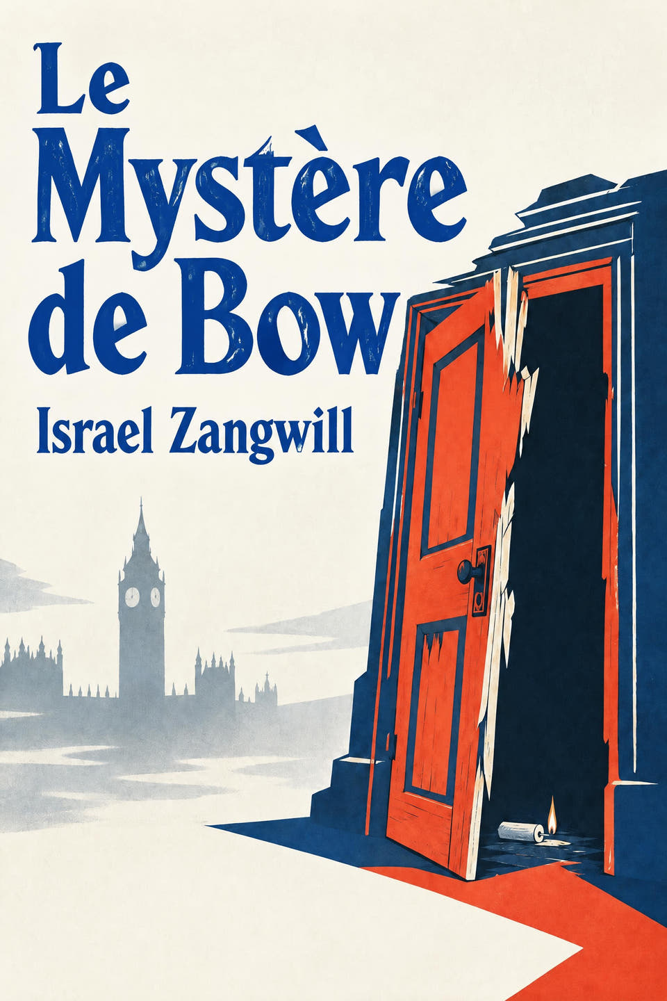 Le Mystère de Bow by Israel Zangwill, the cover