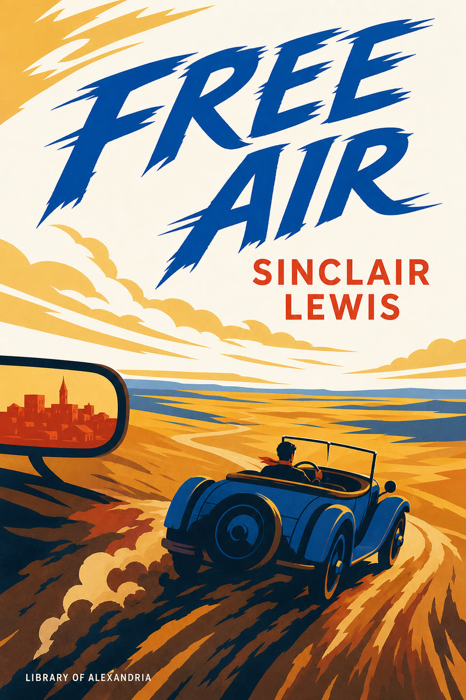 Free Air by Sinclair Lewis, the cover