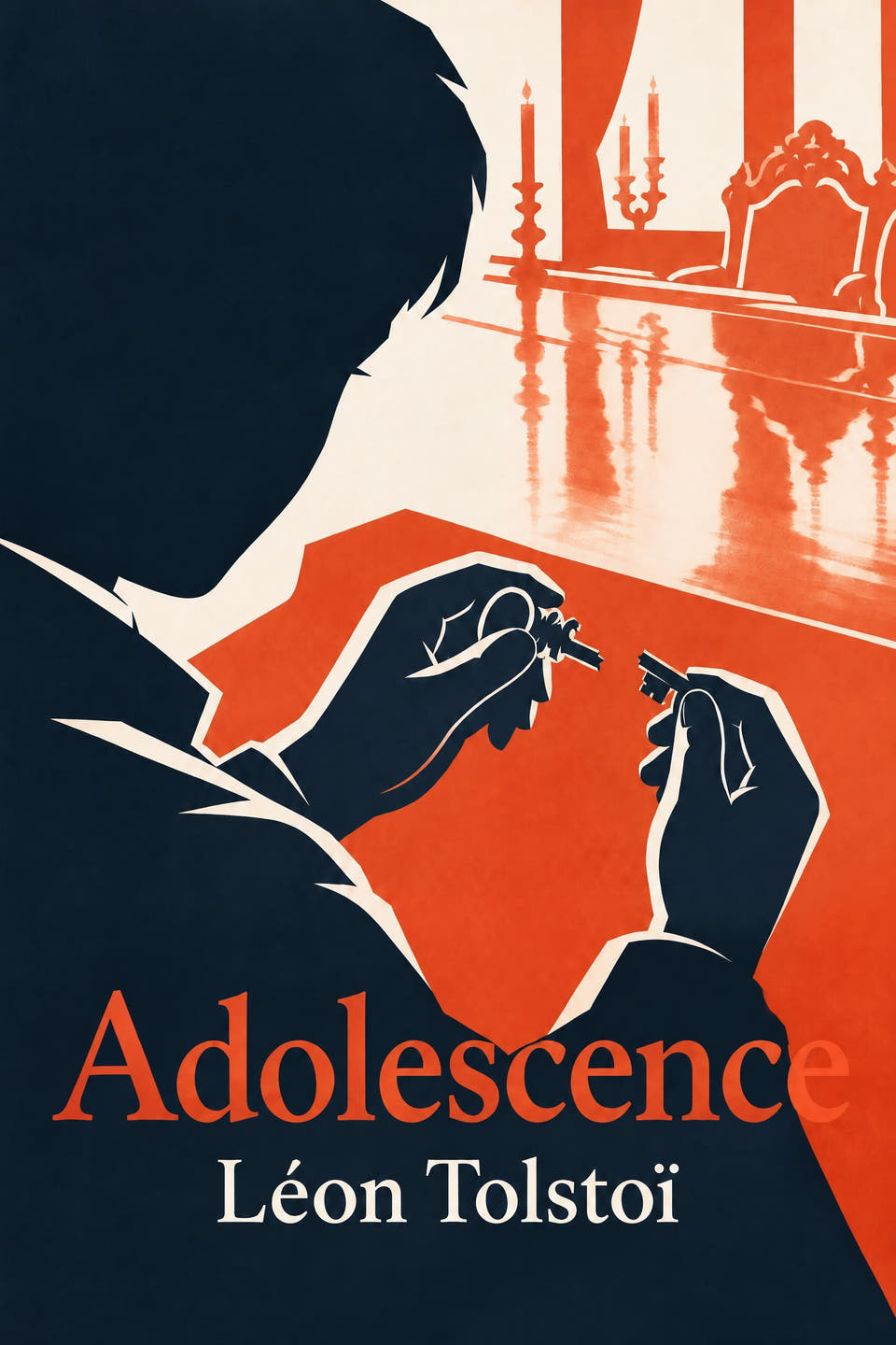 Adolescence by Léon Tolstoï, the cover