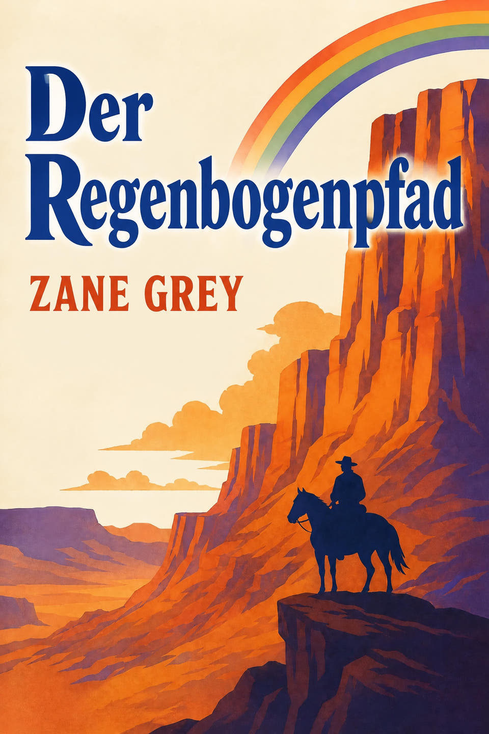 Der Regenbogenpfad by Zane Grey, the cover