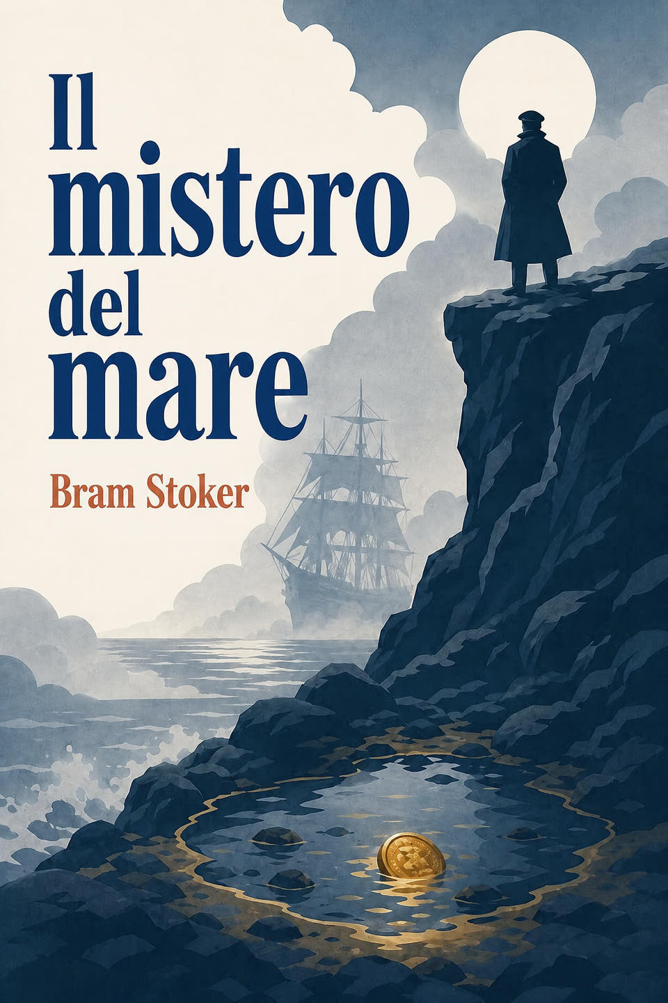 Il mistero del mare by Bram Stoker, the cover
